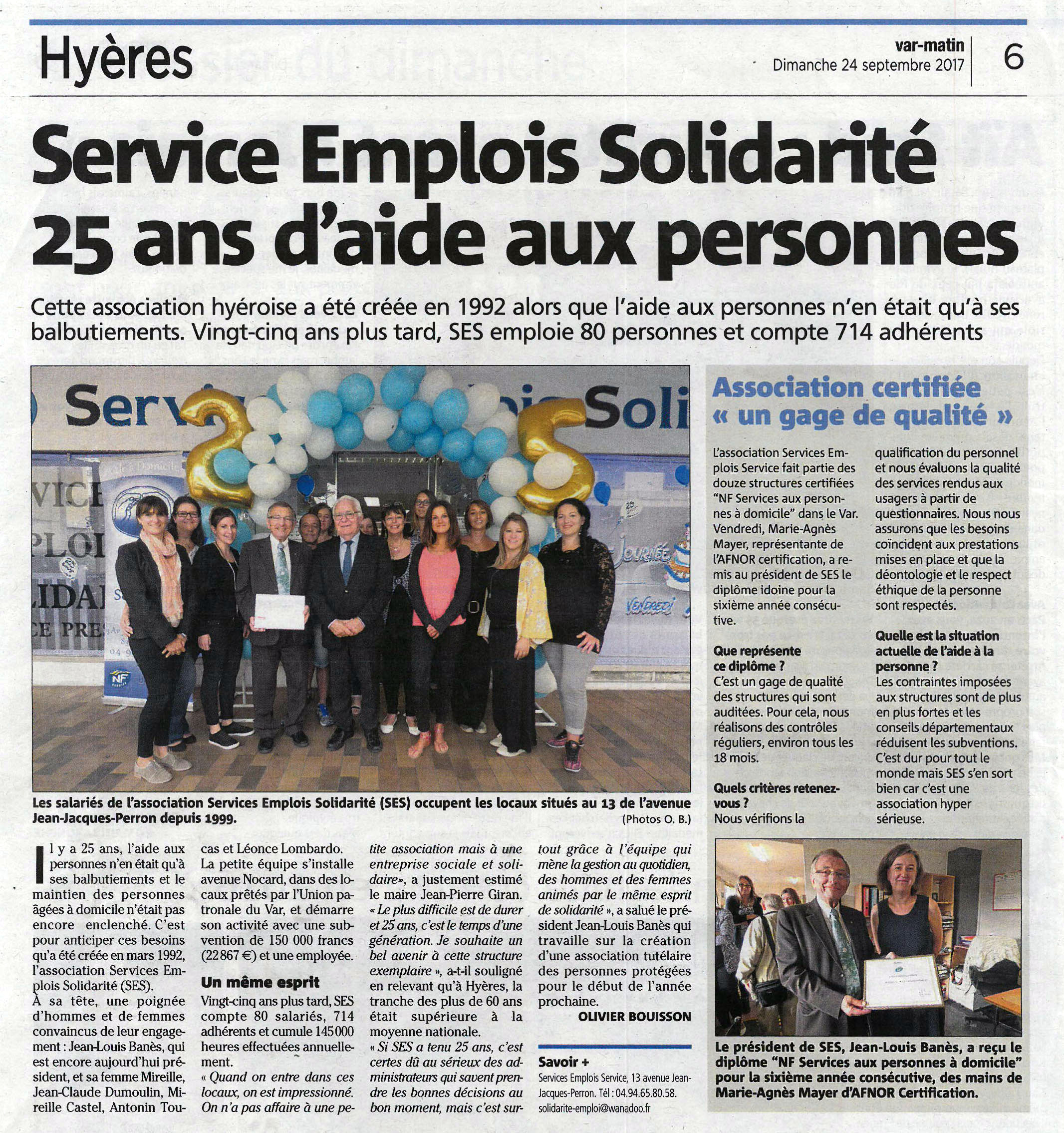 actualités Actualités var matin ses 25 ans