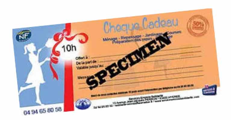 chèques cadeaux Chèques cadeaux ses specimen cheques cadeaux